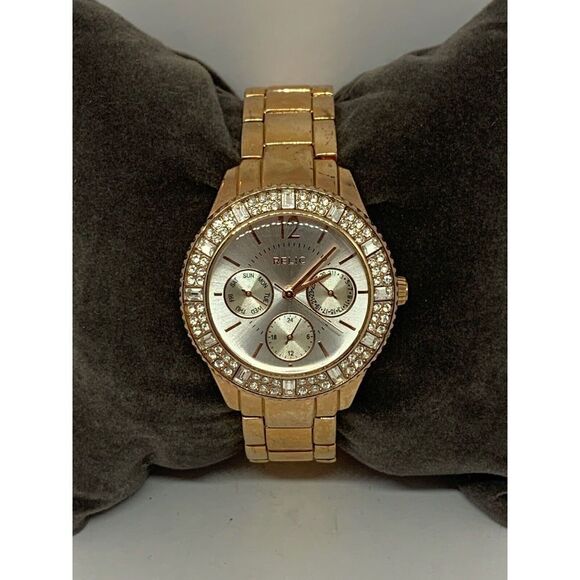 Relic ZR15741 Women's Rose Gold Alloy Analog Silver Dial Quartz Wrist Watch E487 - Picture 2 of 11